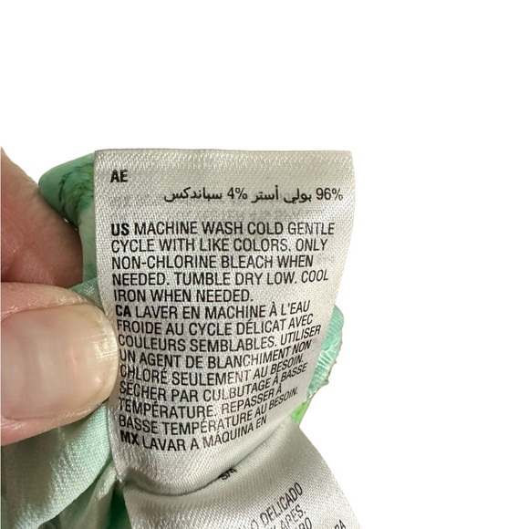 Jeannie Mai x I.N.C Button Down Short Sleeve Tie Dye Midi Dress Sz XS - Picture 13 of 14